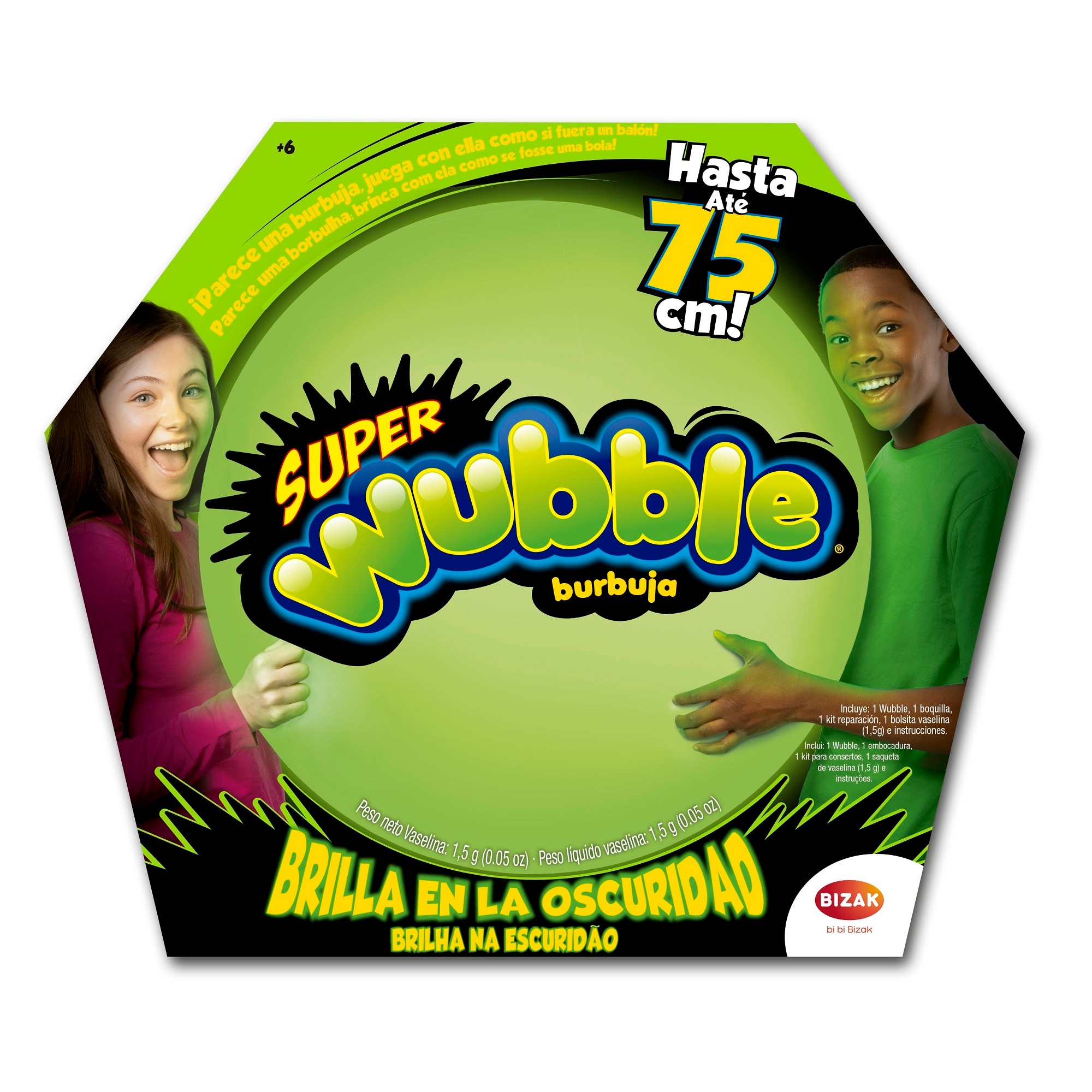 Burbuja Super Wubble Brillo en La Oscuridad 2