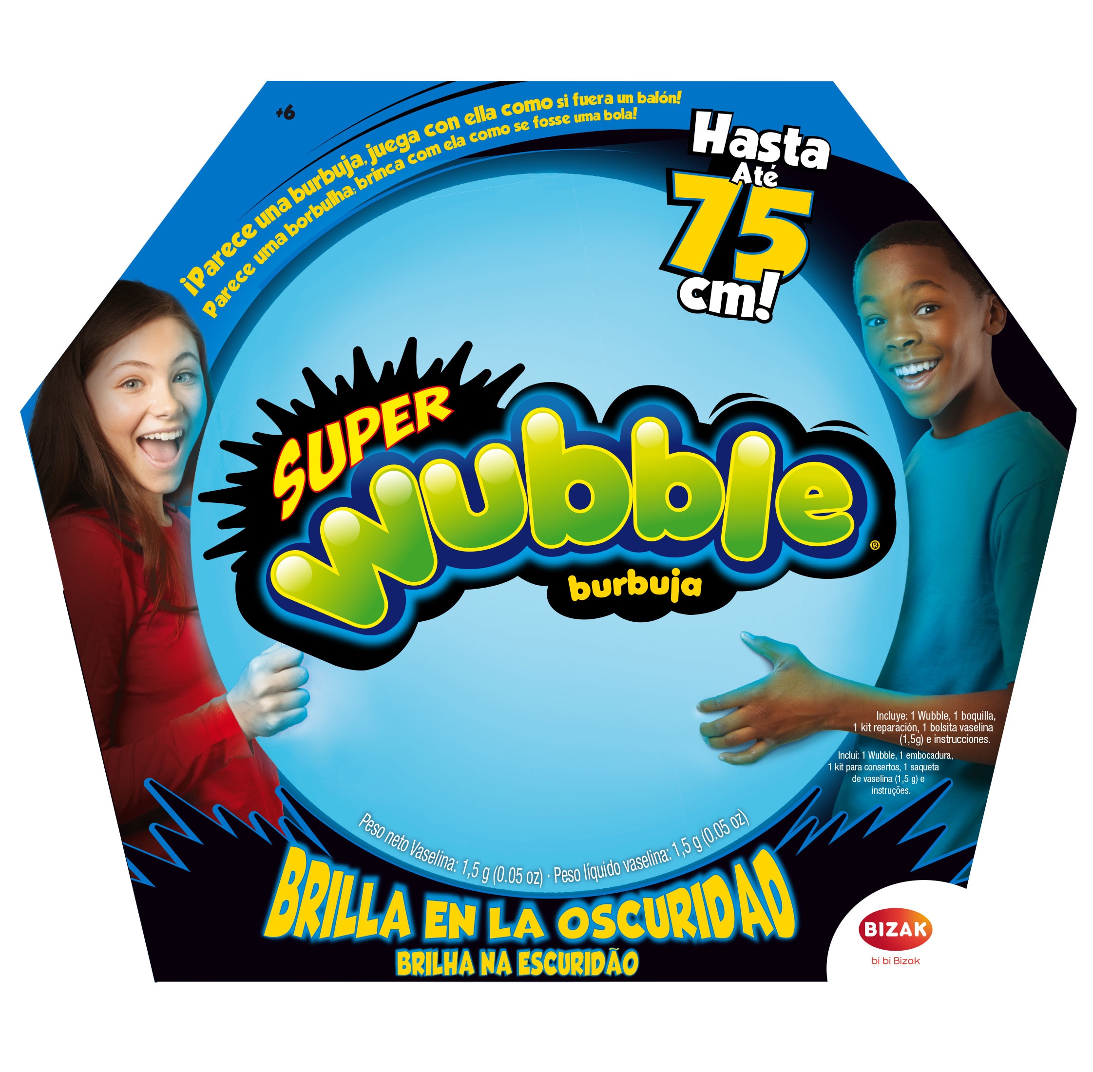 Burbuja Super Wubble Brillo en La Oscuridad 3