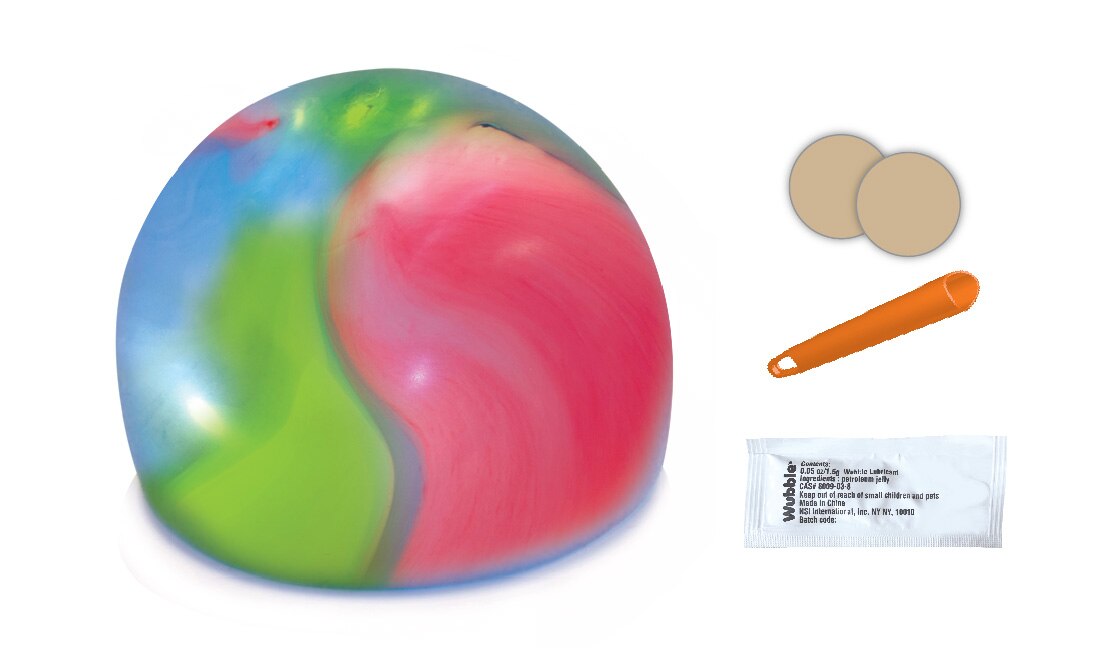 Burbuja Super Wubble Tye Dye Brilla en la Oscuridad Bizak 3