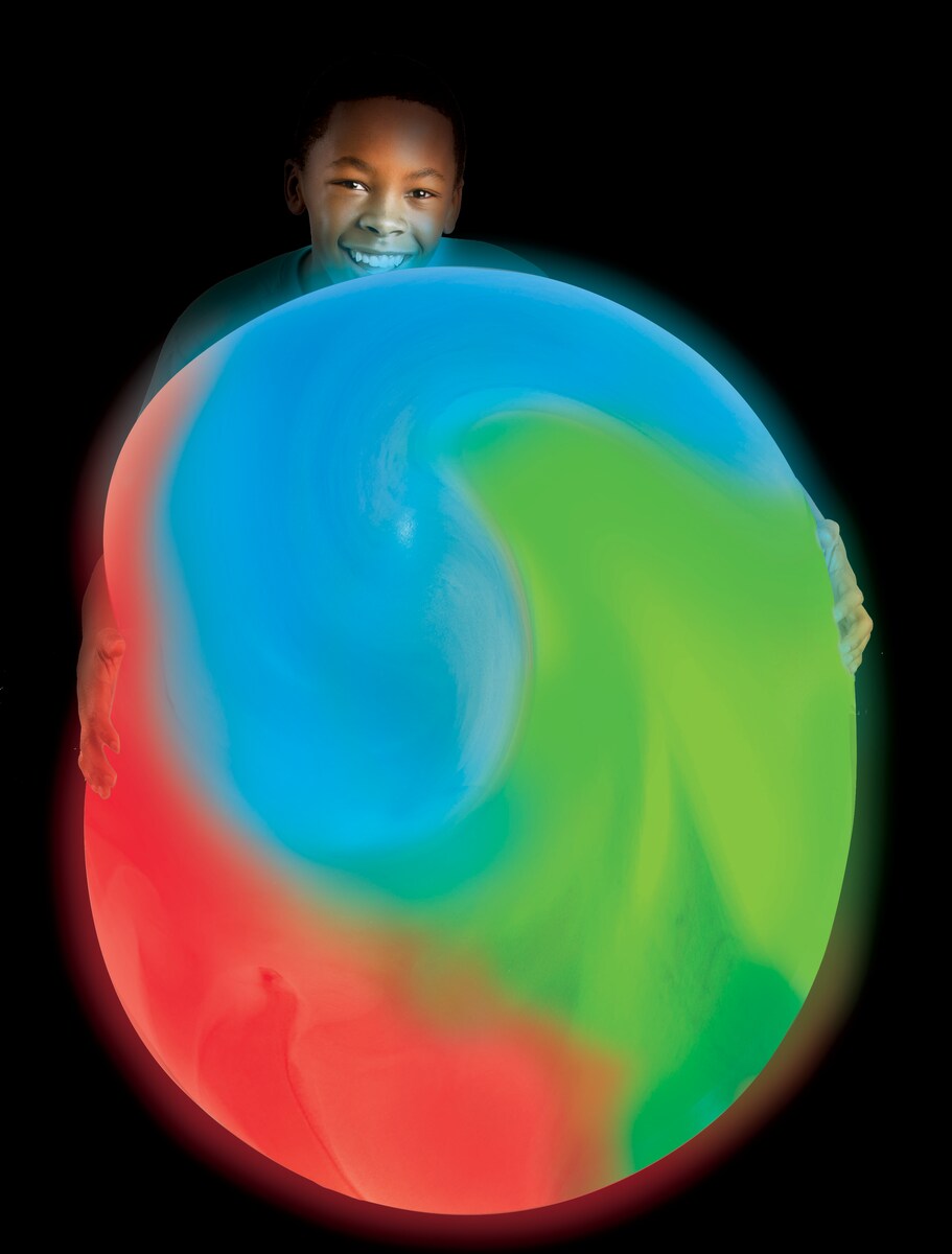 Bolha Super Wubble Tye Dye Brilha no Escuro 6