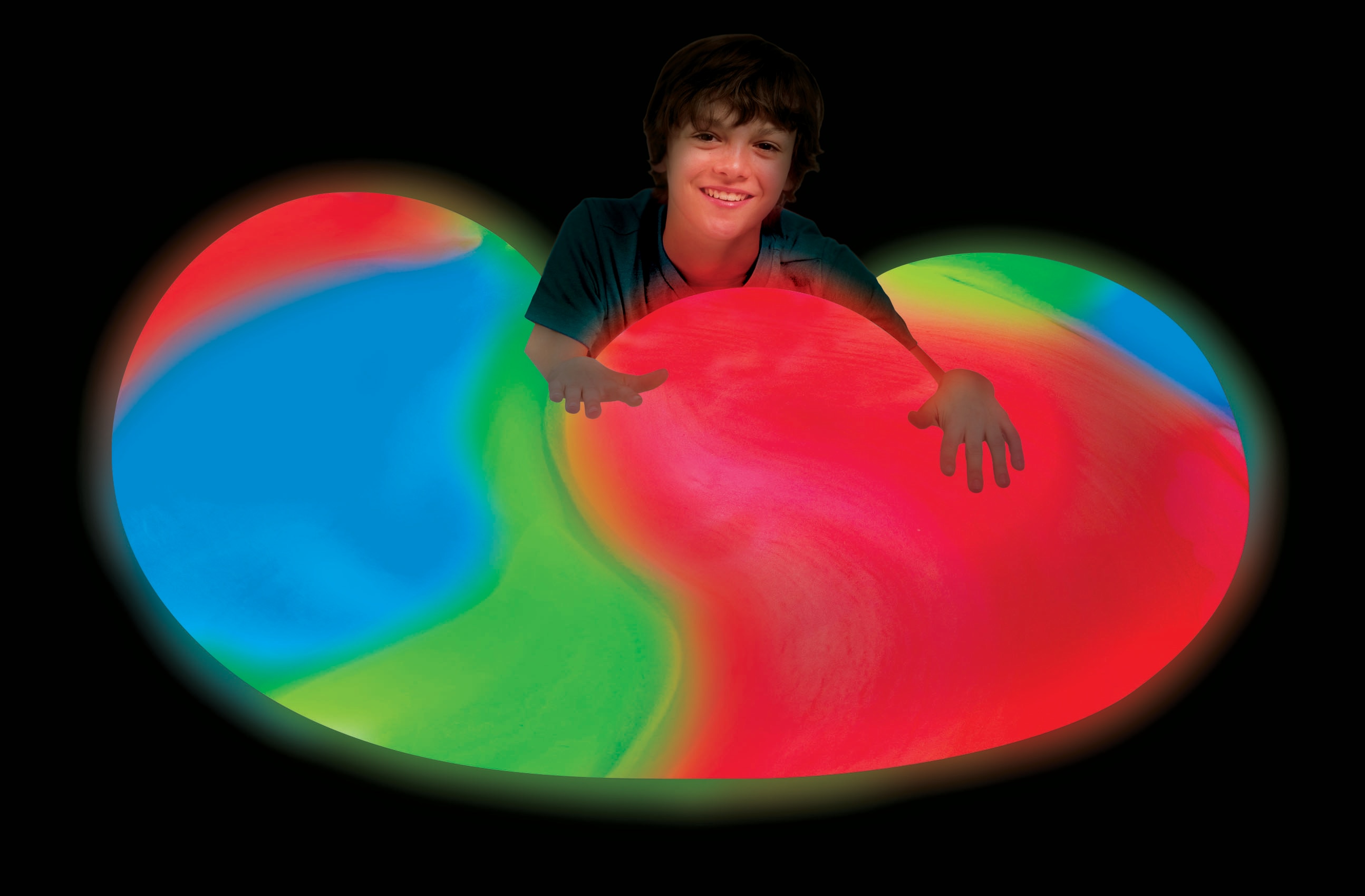 Burbuja Super Wubble Tye Dye Brilla en la Oscuridad Bizak 7