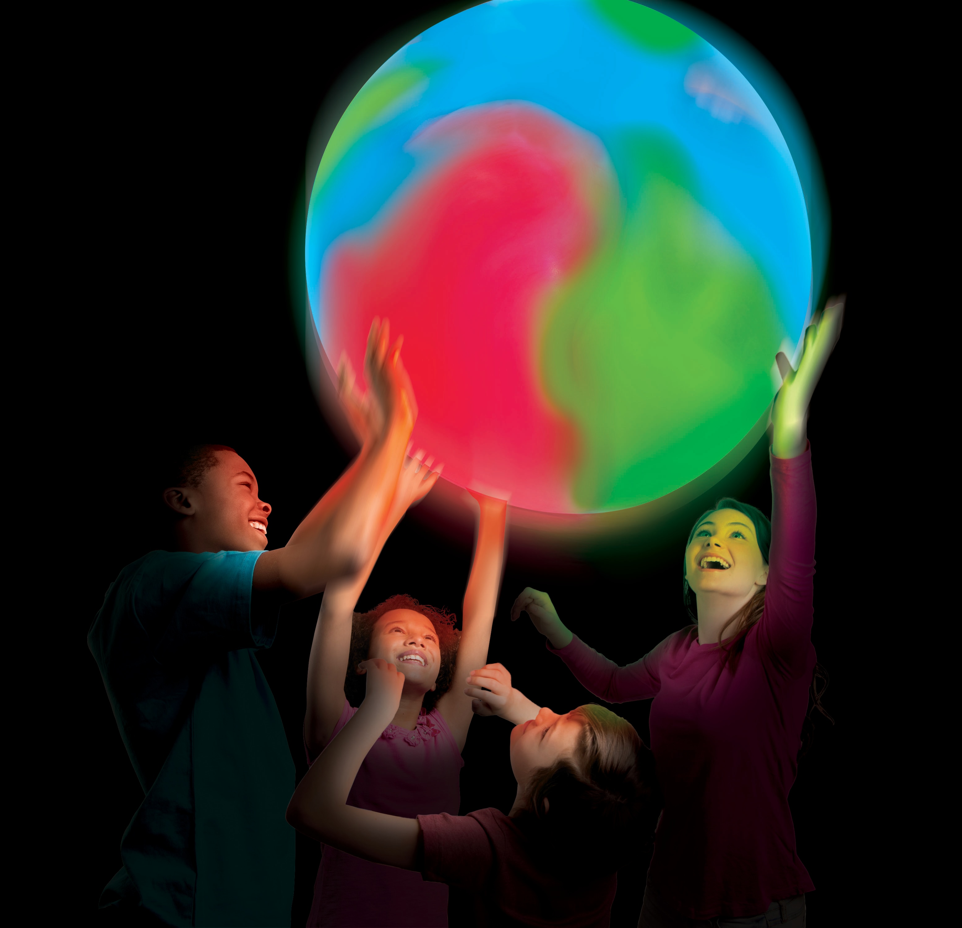 Burbuja Super Wubble Tye Dye Brilla en la Oscuridad Bizak 8