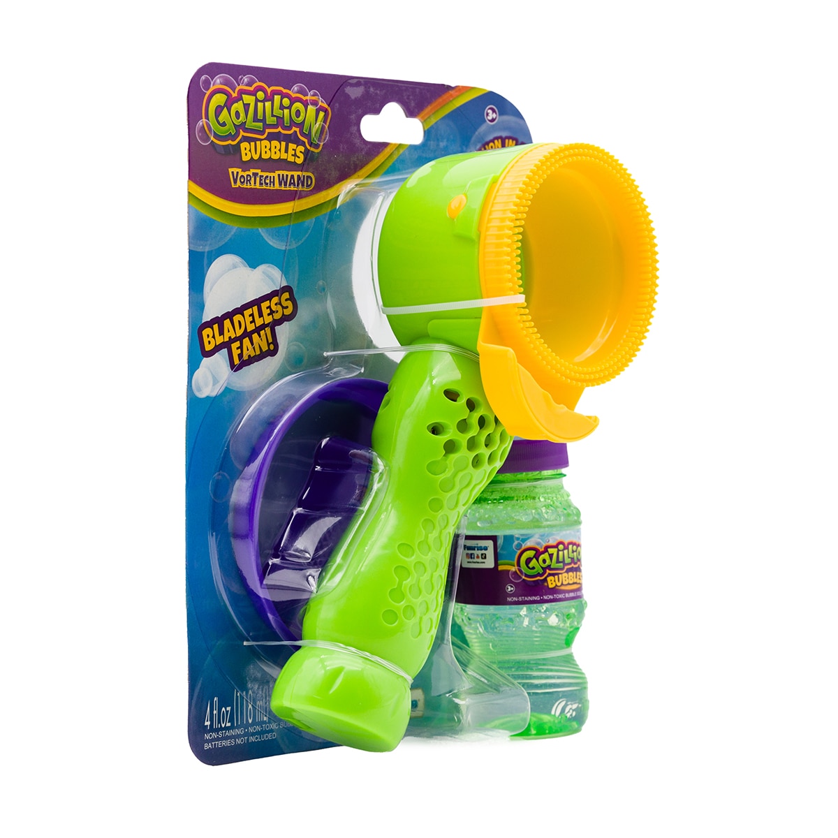 Varita ventilador con solución de pompas de 118 ml Vortech Wand Gazillion 4