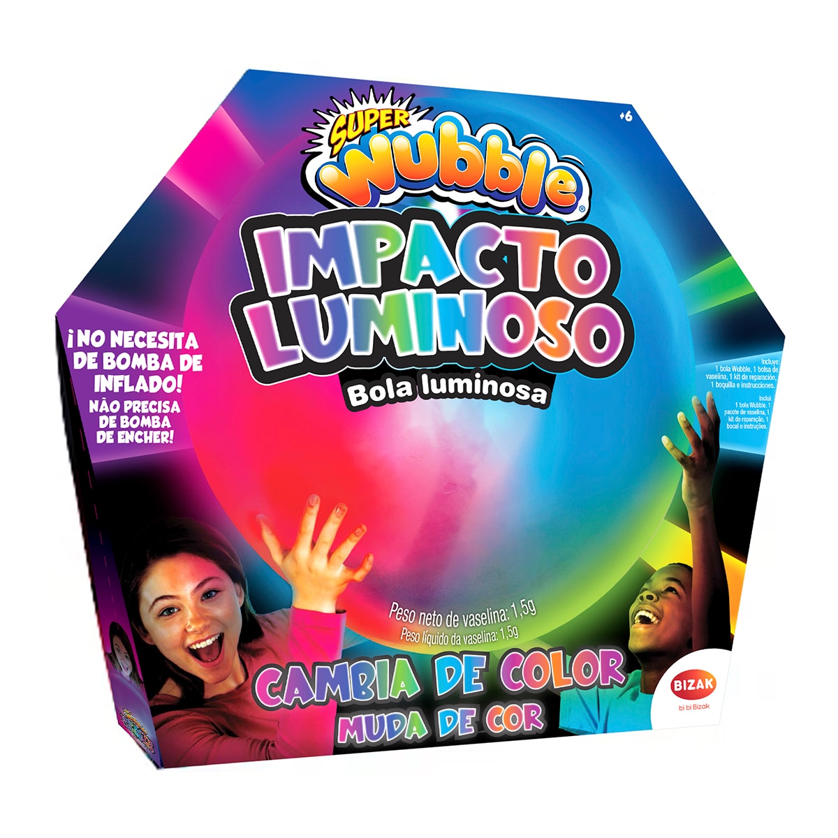 Bizak – Pelota 70 cm Super Wubble Bizak.