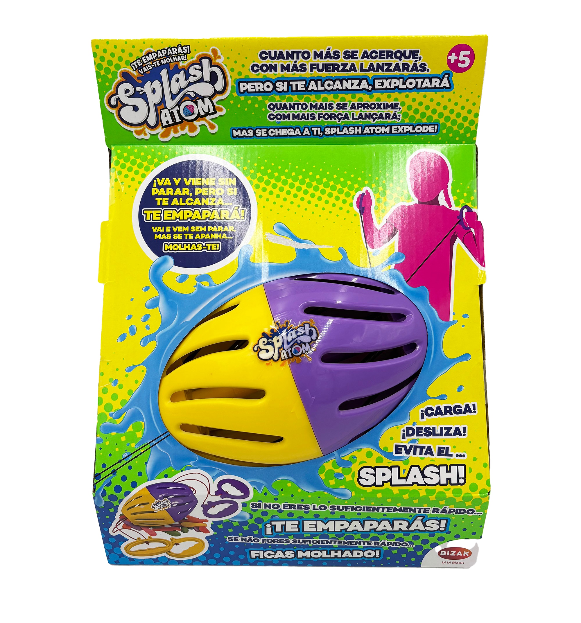 Juego de agua Splash Atom Bizak 3