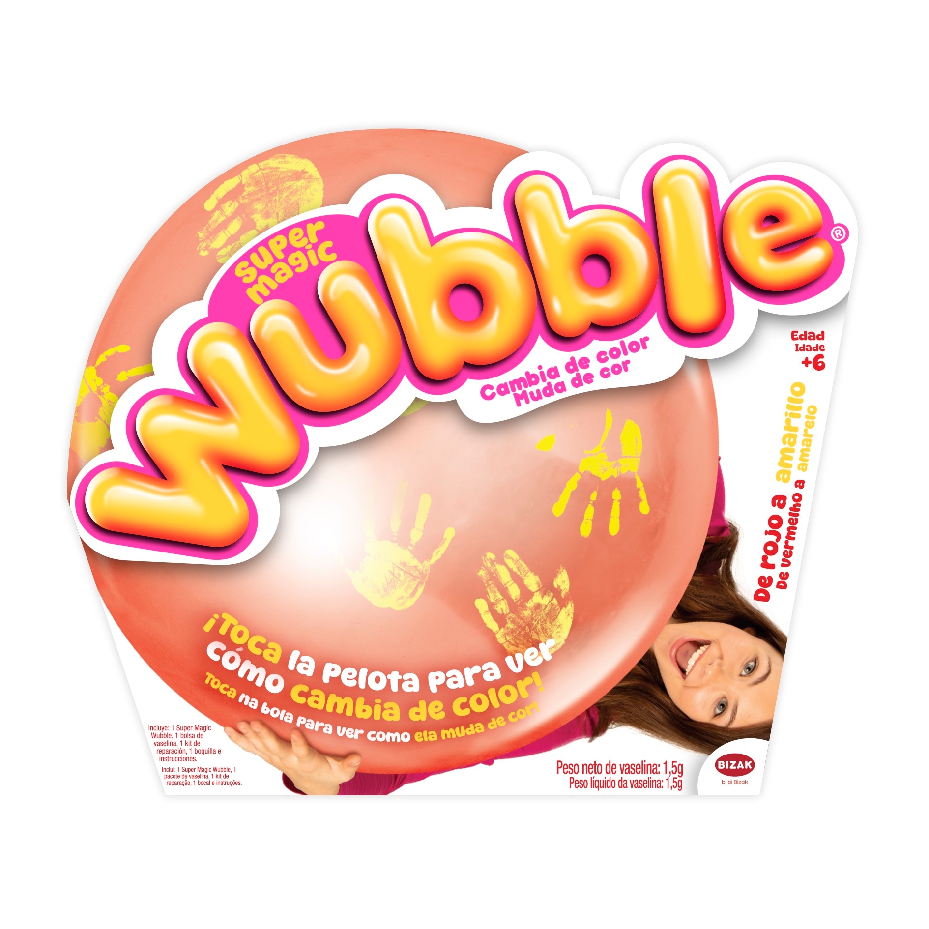 Burbuja Super Magic Wubble surtido dos colores Bizak 5