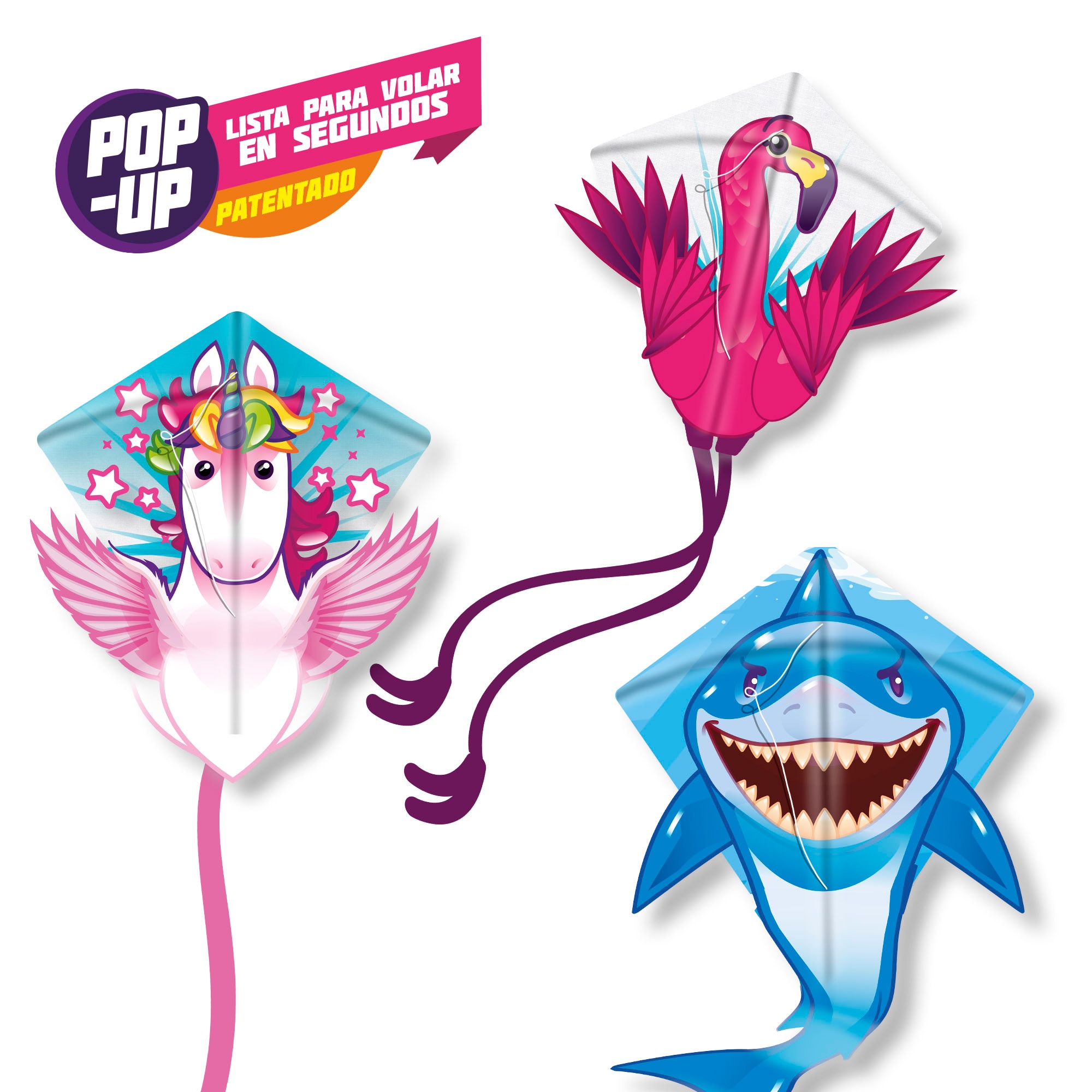 Cometa Nylon Pop-Up Diamante Colorbaby 3