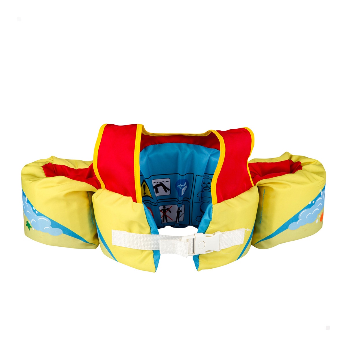 Chaleco salvavidas niño cangrejo 15-30 kg regulable Aqua Sport 2