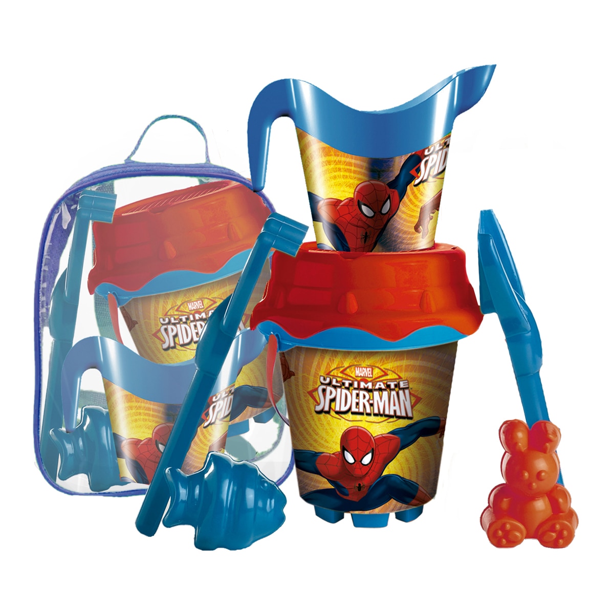 Imagen 0 de Mochila Cubo Castillo Spiderman Marvel