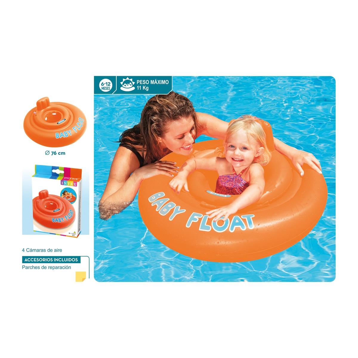 Flotador hinchable intex para bebé INTEX 3