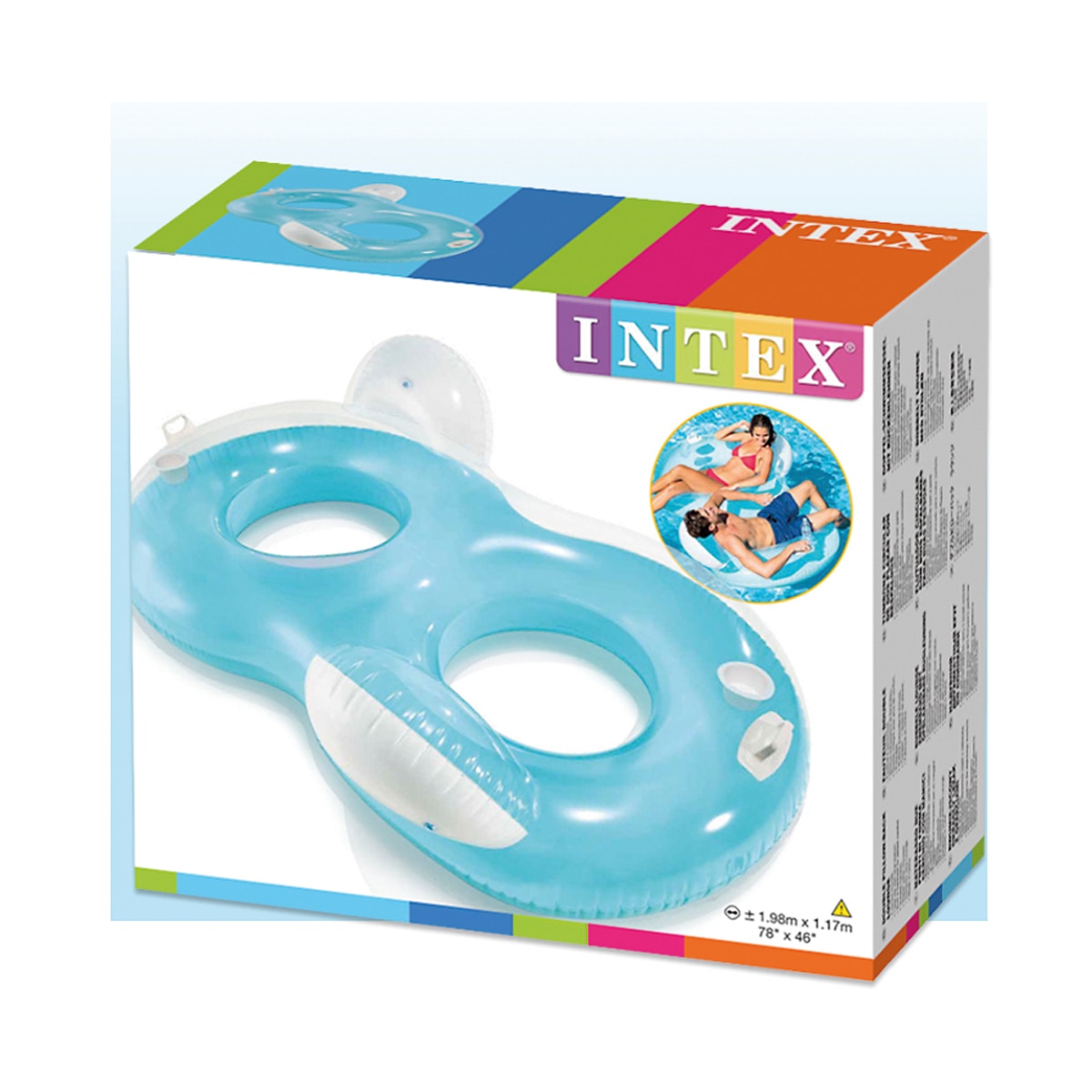 Colchoneta hinchable doble INTEX 2