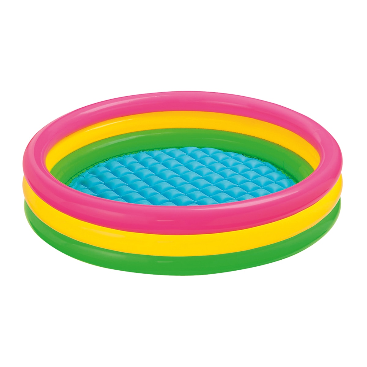 Intex - Piscina hinchable 3 aros sunset pequeña.