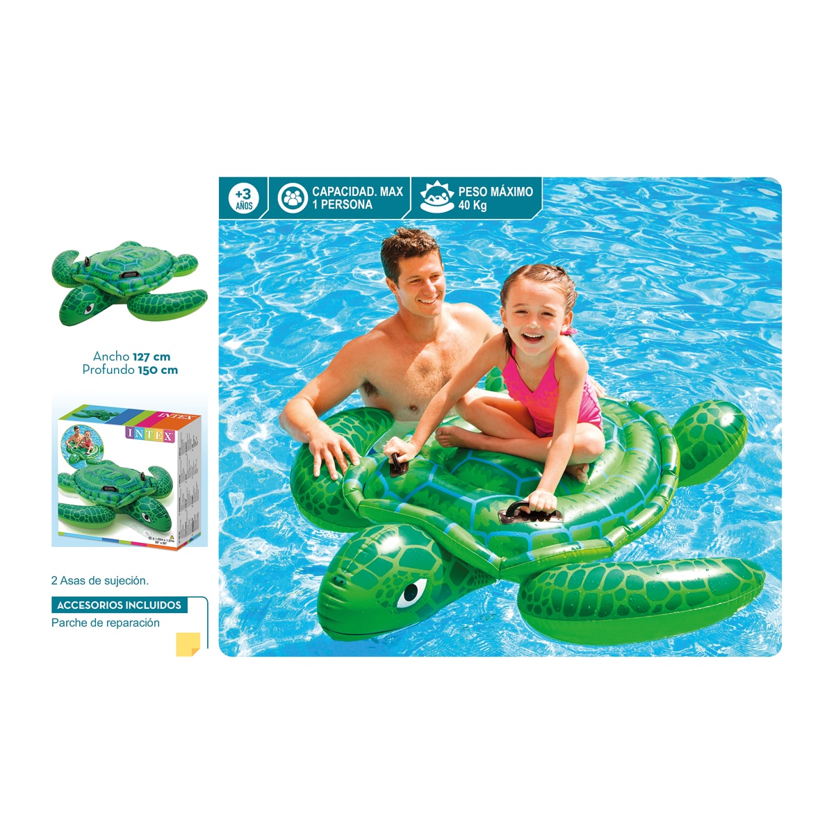 Colchoneta Tortuga Intex 3
