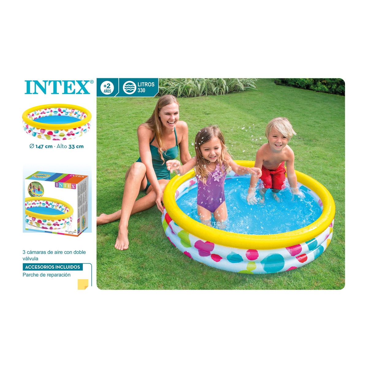 Piscina Insuflável 3 Aros 3