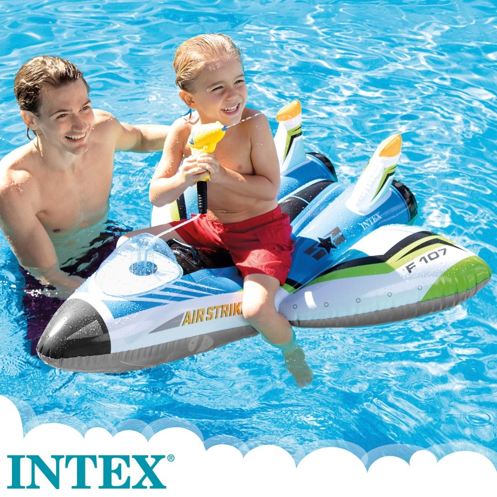 Colchoneta hinchable infantil avión 5
