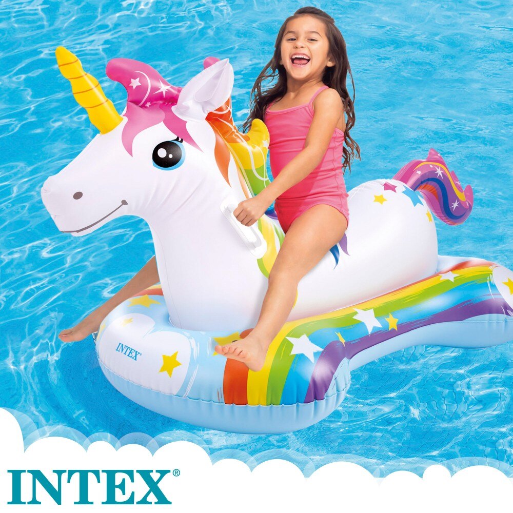 Colchoneta hinchable infantil unicornio 5