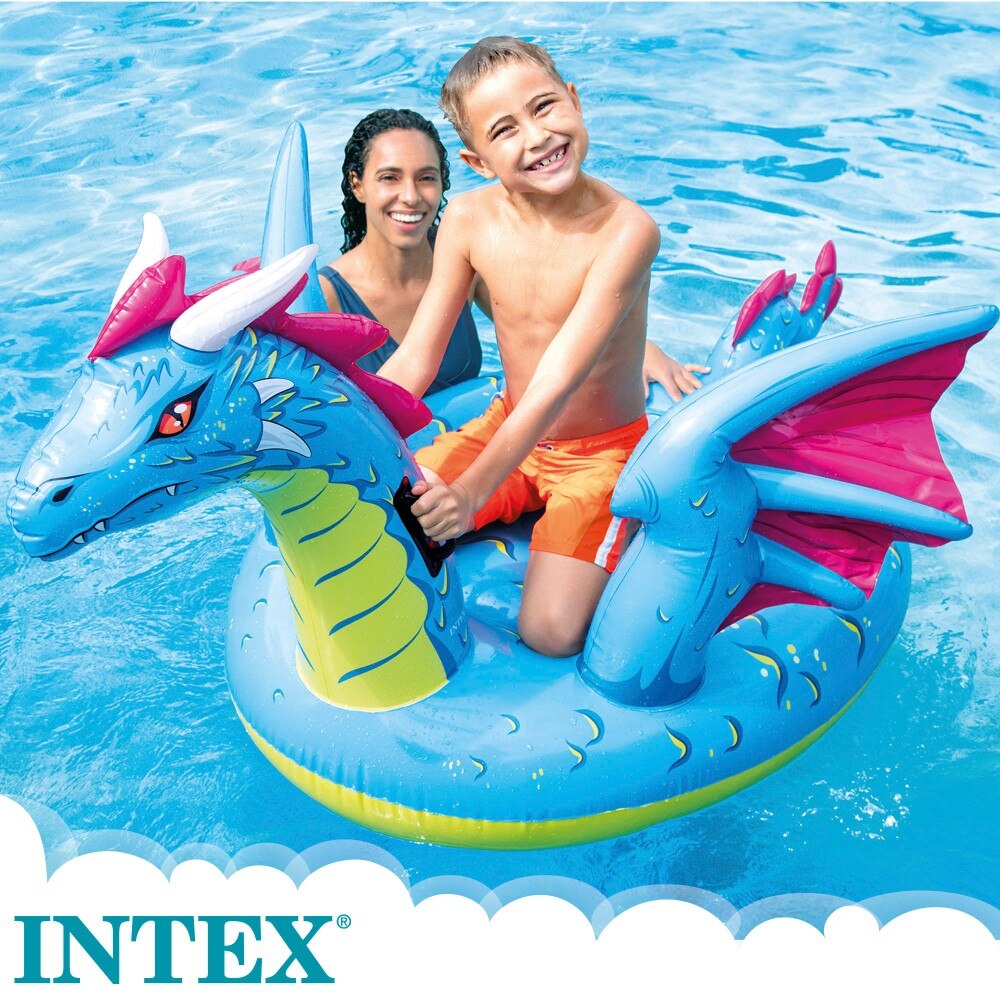 Colchoneta hinchable infantil dragón 5
