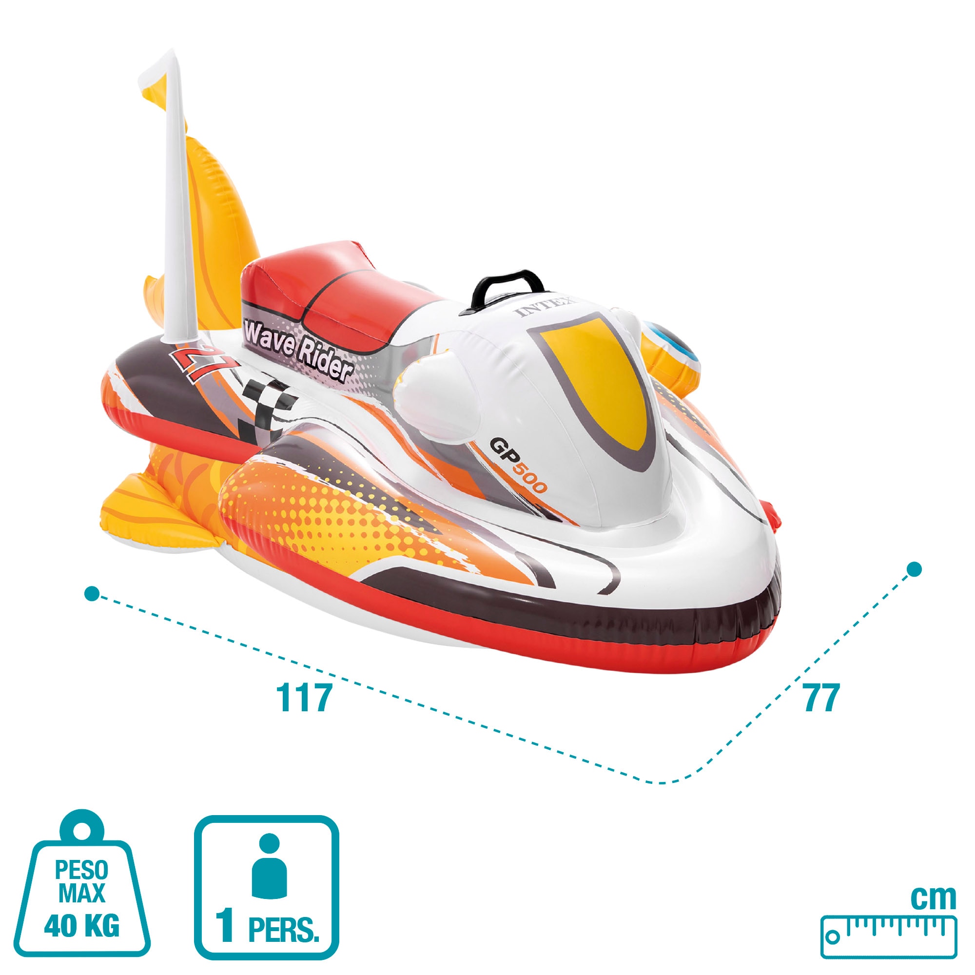 Moto hinchable Intex 6