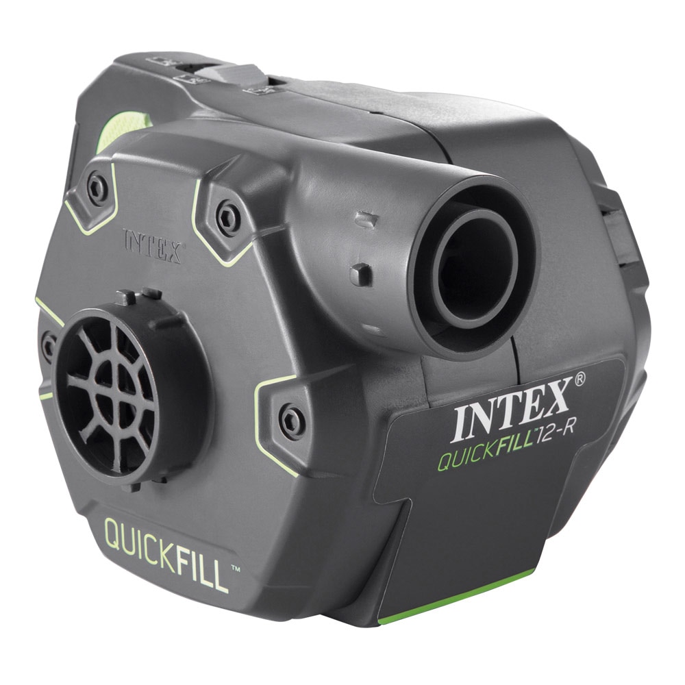 Hinchador bomba eléctrica Quick Fill Recargable 220-240V + Adaptador 12V Intex 2
