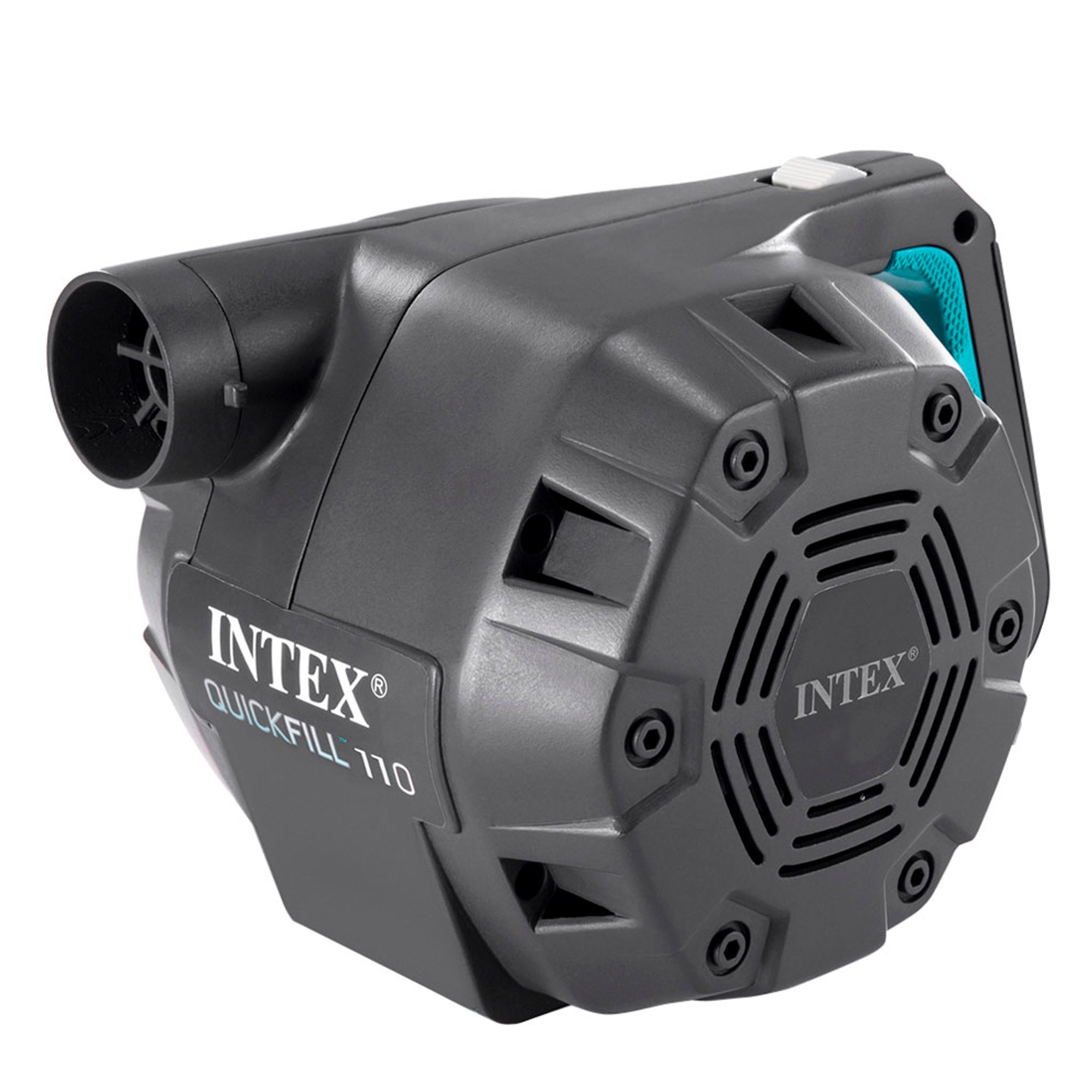 Hinchador bomba eléctrica Quick Fill 220-240V invertible + Adaptador 12V Intex 3