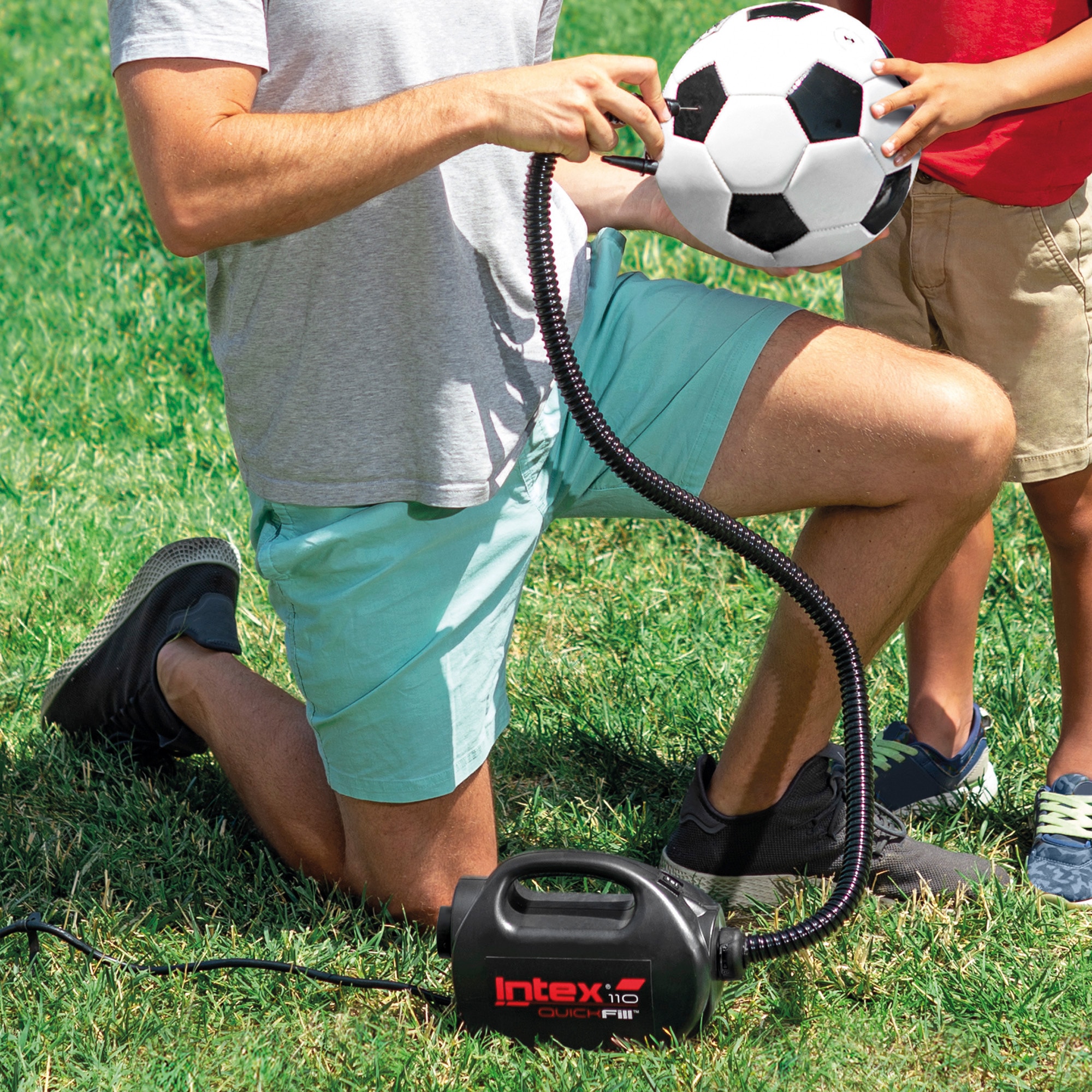 Hinchador bomba eléctrica Quick Fill 220-240V / 12V DC Intex 6