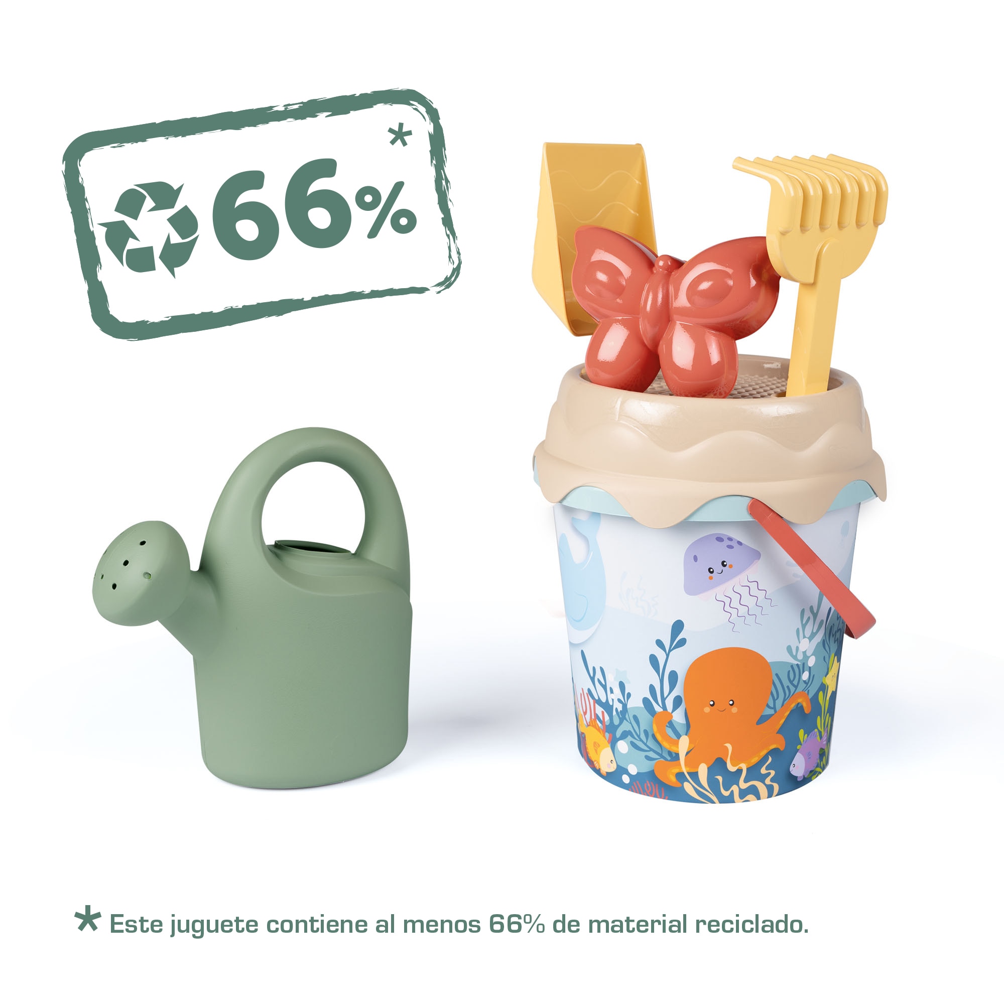 Cubo de playa completo Smoby Life 6