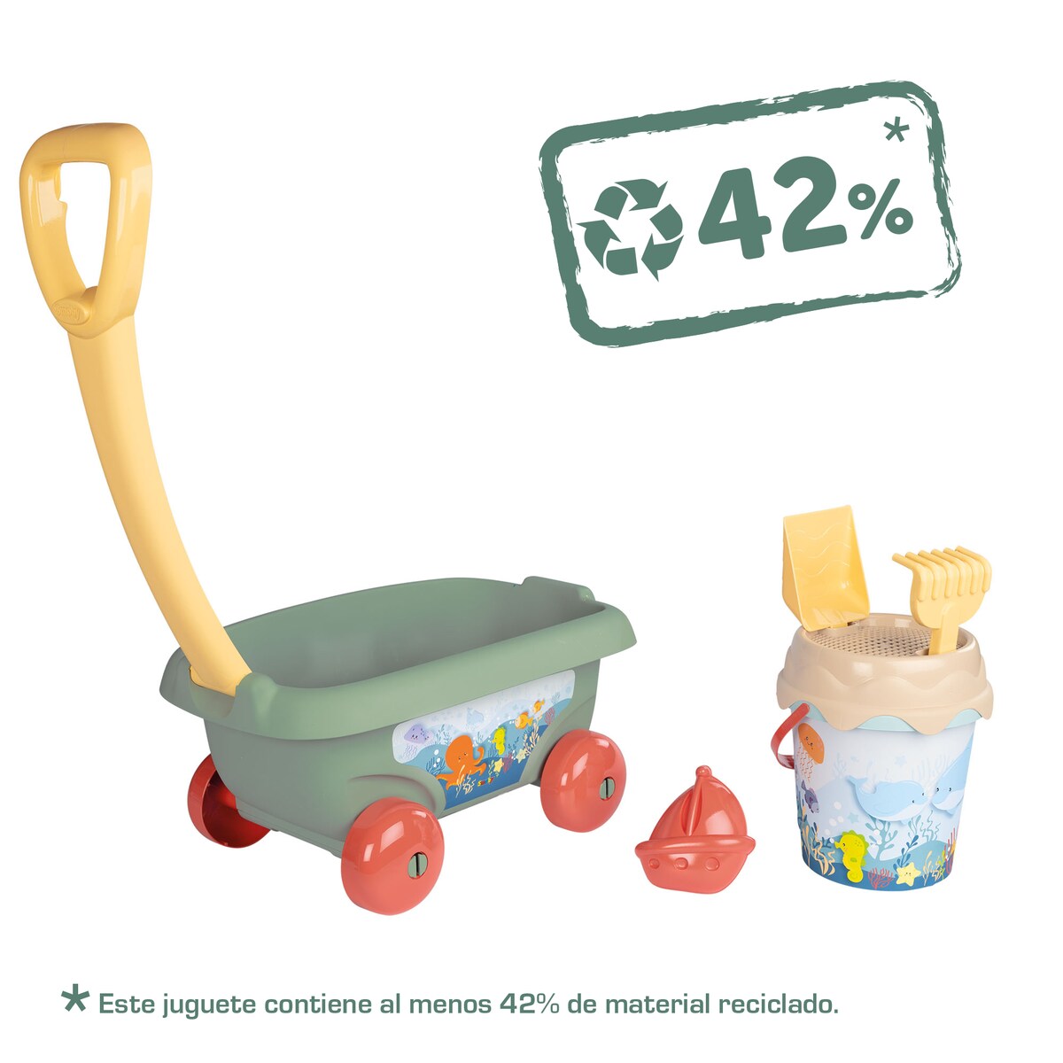 Carrito de playa Smoby Life 10