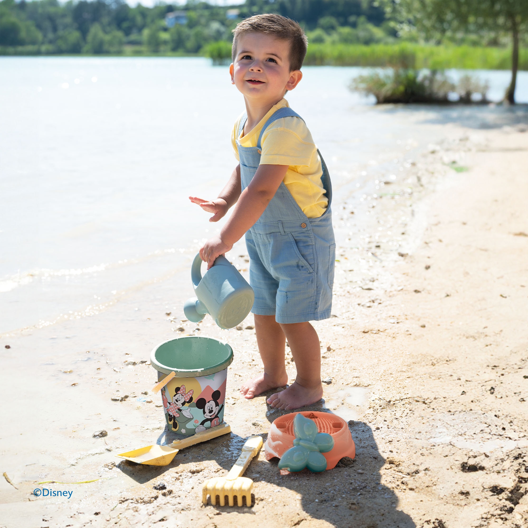 Cubo de playa completo Mickey Mouse Disney Smoby Life 2