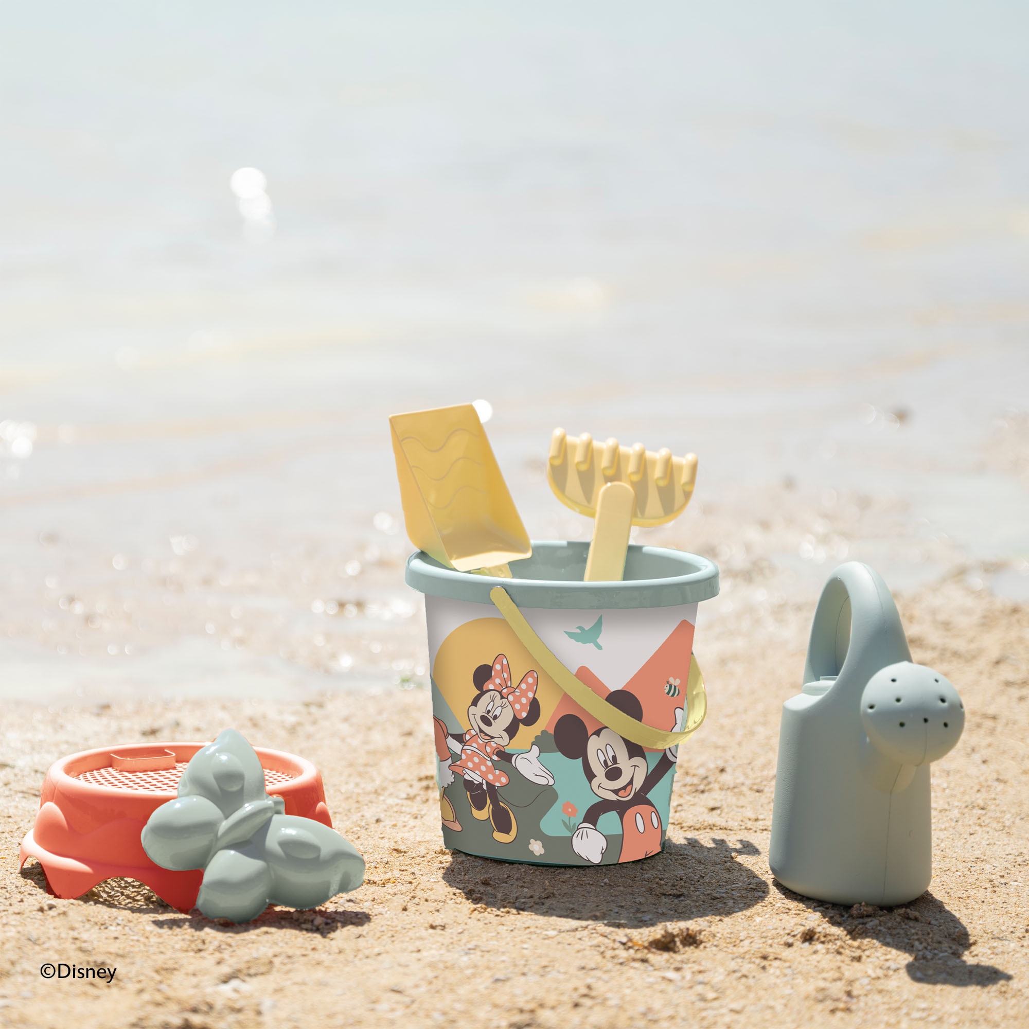 Cubo de playa completo Mickey Mouse Disney Smoby Life 3