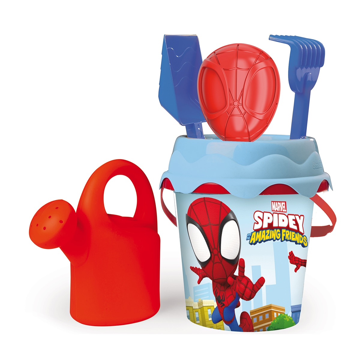 Imagen 0 de Cubo de playa completo Spidey Marvel Smoby Life