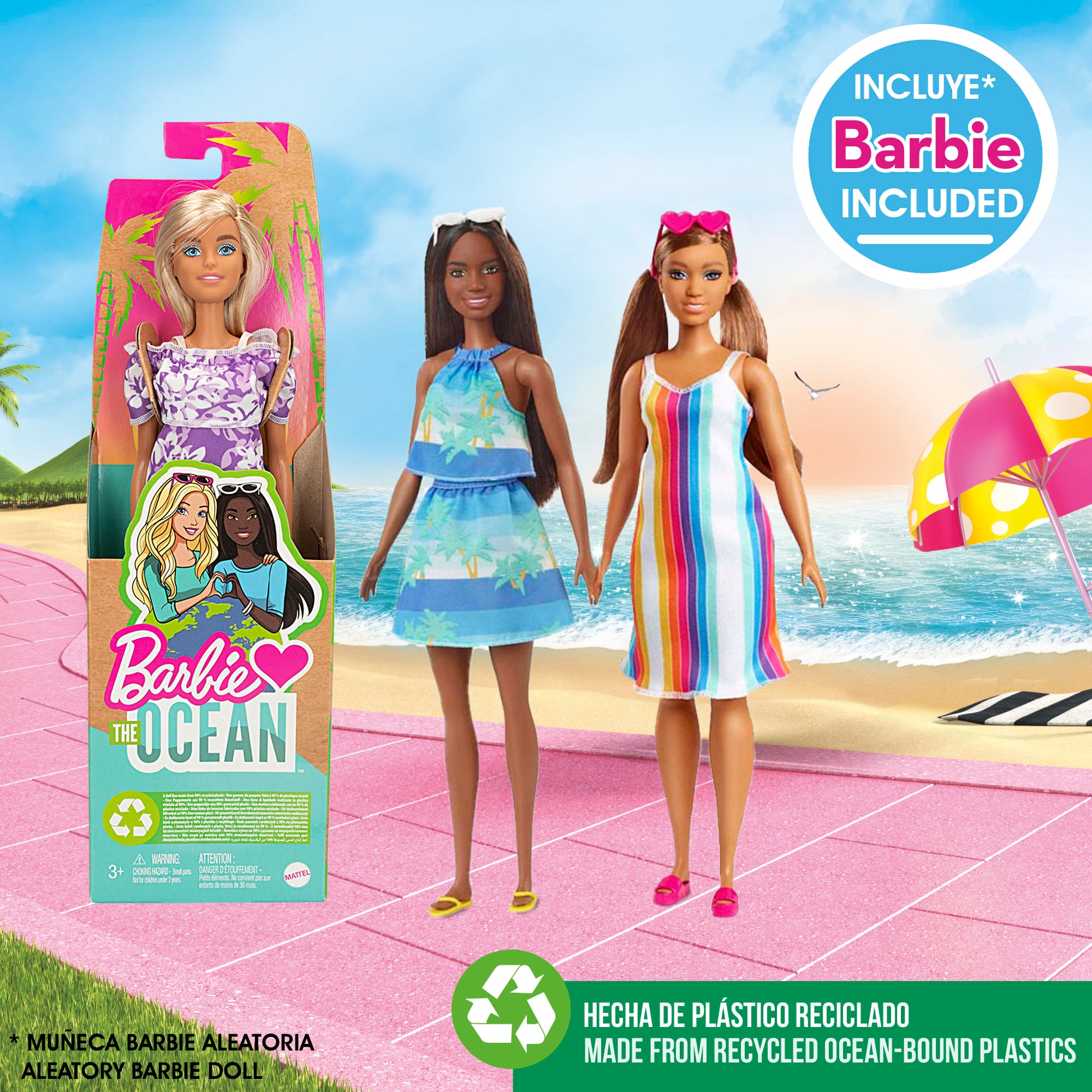 Mochila Playa Con Muñeca Barbie Ocean 3