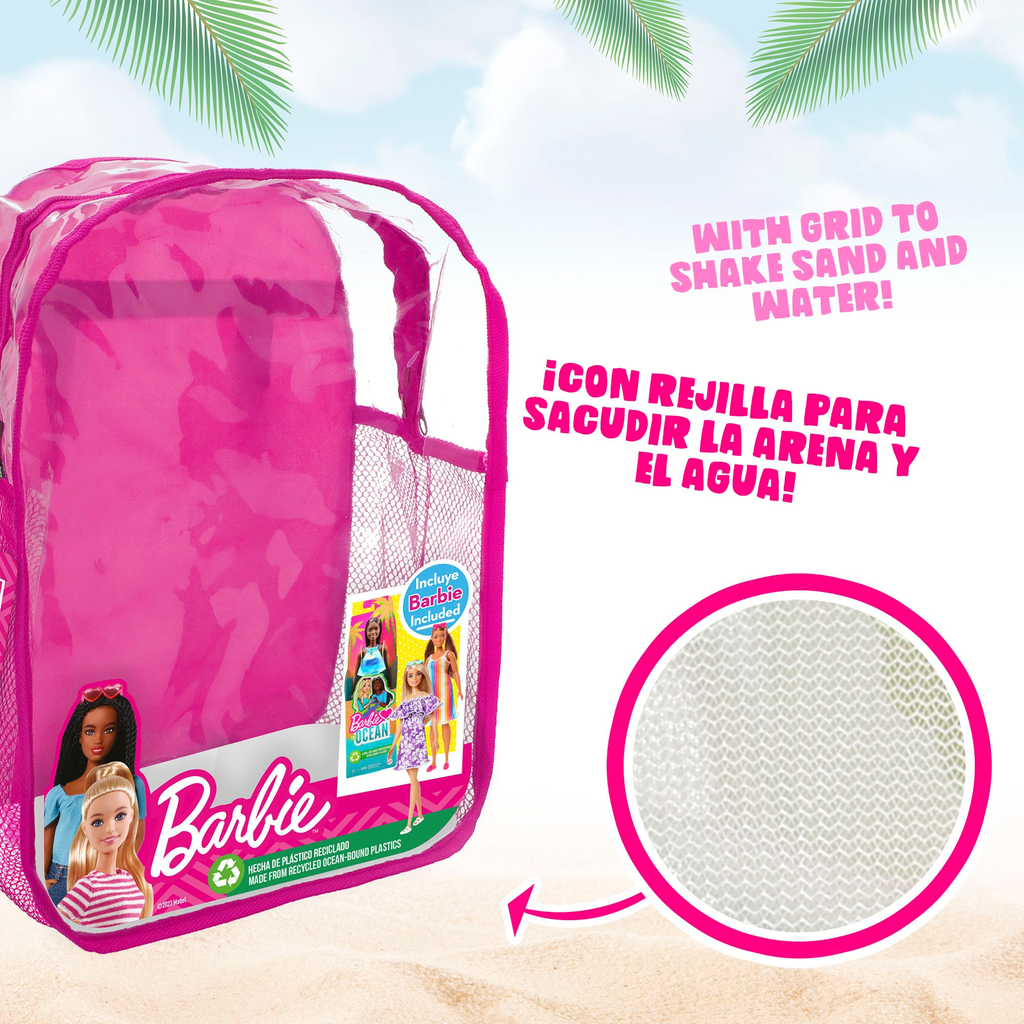Mochila Playa Con Muñeca Barbie Ocean 4