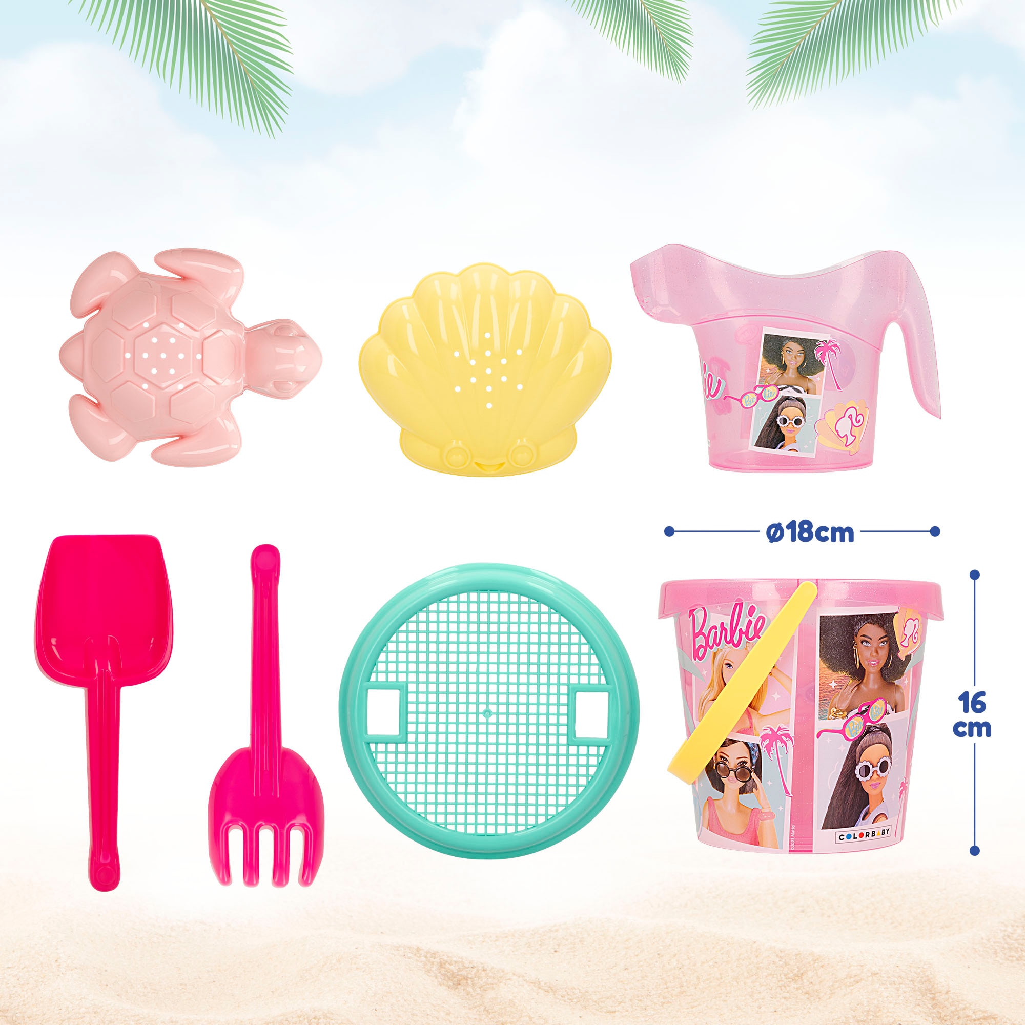 Mochila Playa Con Muñeca Barbie Ocean 7