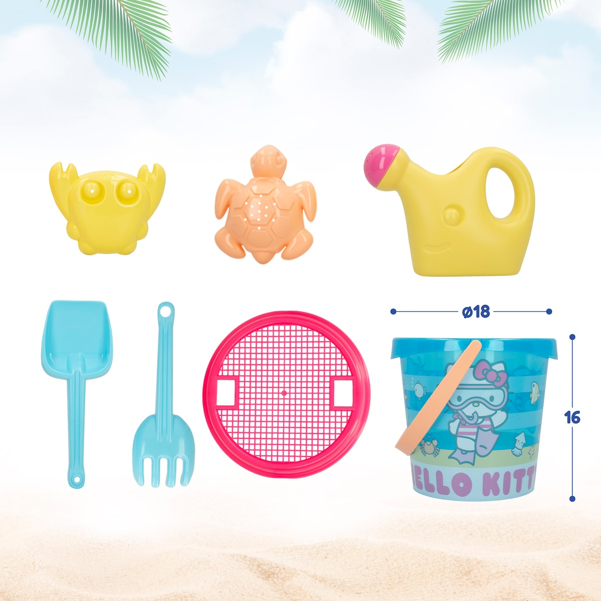 Mochila Playa Hello Kitty CB Beach 6