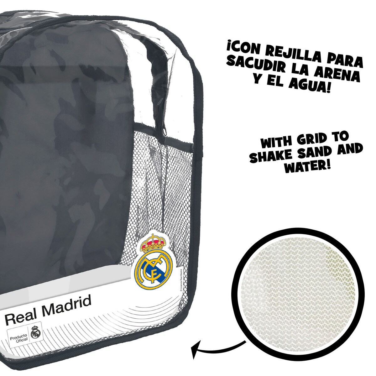 Mochila Playa Real Madrid CB Beach 3