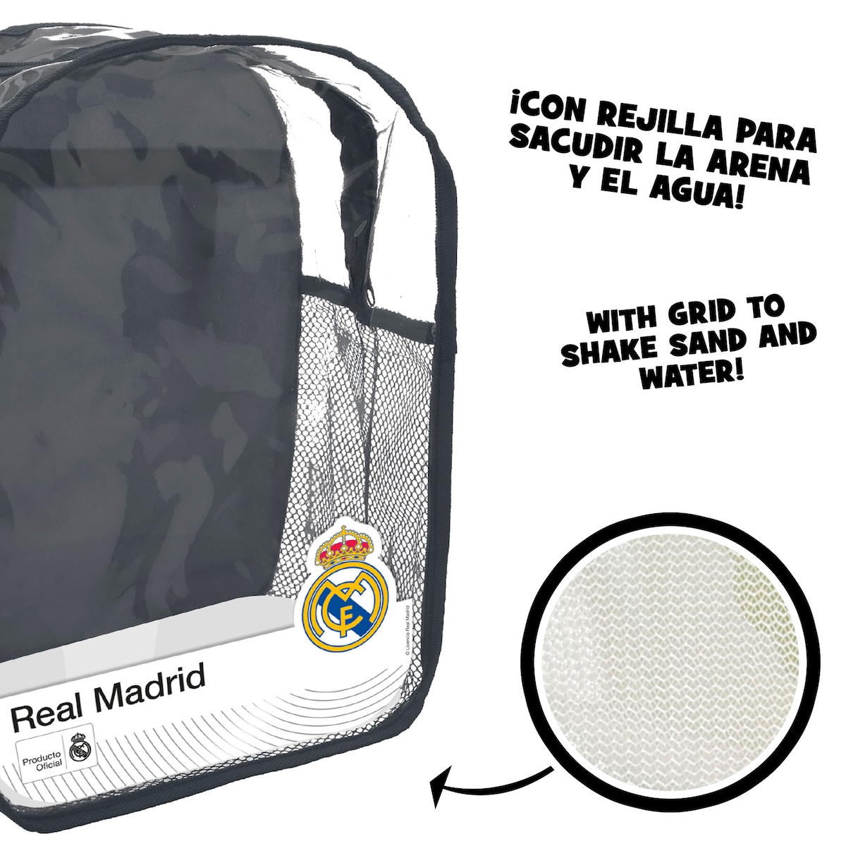 Mochila Playa Real Madrid CB Beach 3