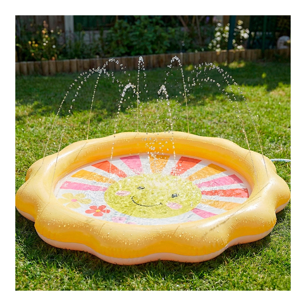 Piscina infantil hinchable con forma de flor Intex 3