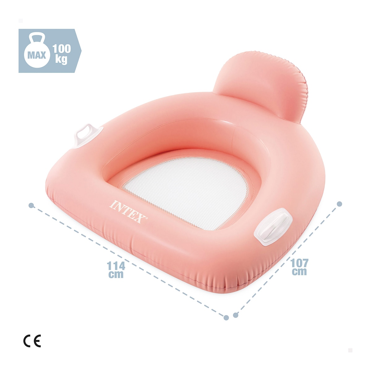 Asiento hinchable con respaldo Intex 4