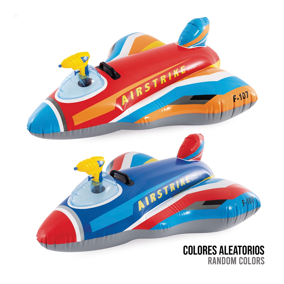 Avión acuático hinchable con pistola de agua Intex 2
