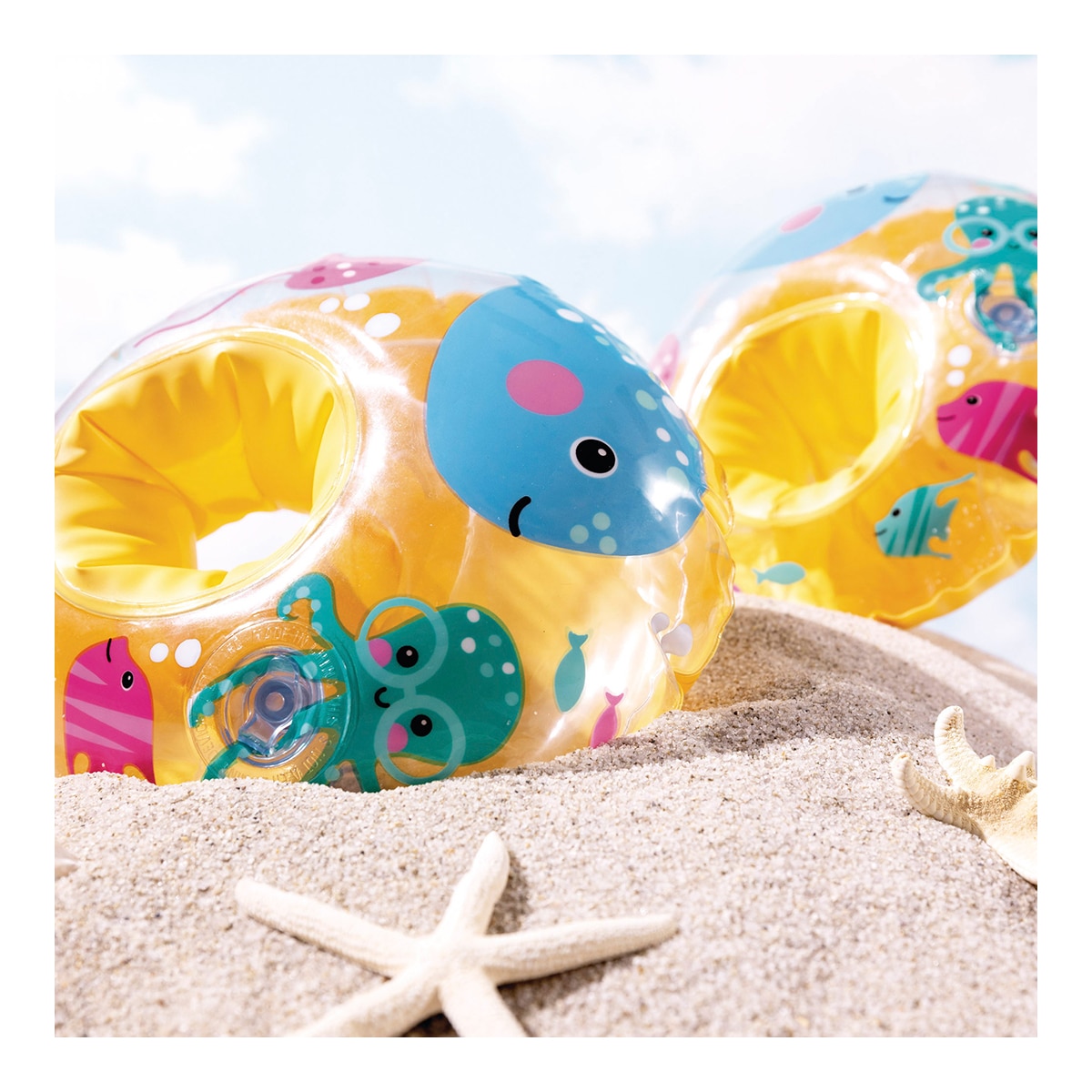 Manguitos hinchables ovalados marinos Intex 6