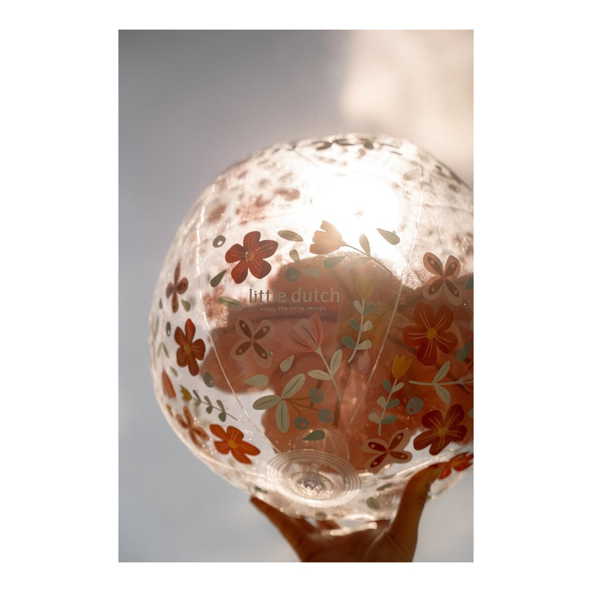 Pelota de playa 3D Flores Little Dutch 3