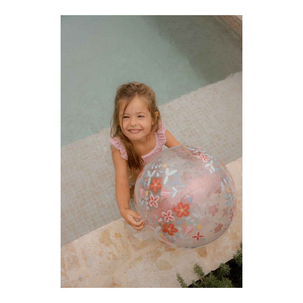 Pelota de playa 3D Flores Little Dutch 4