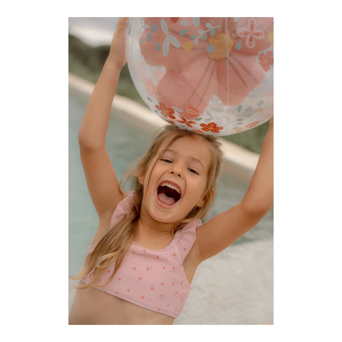 Pelota de playa 3D Flores Little Dutch 5