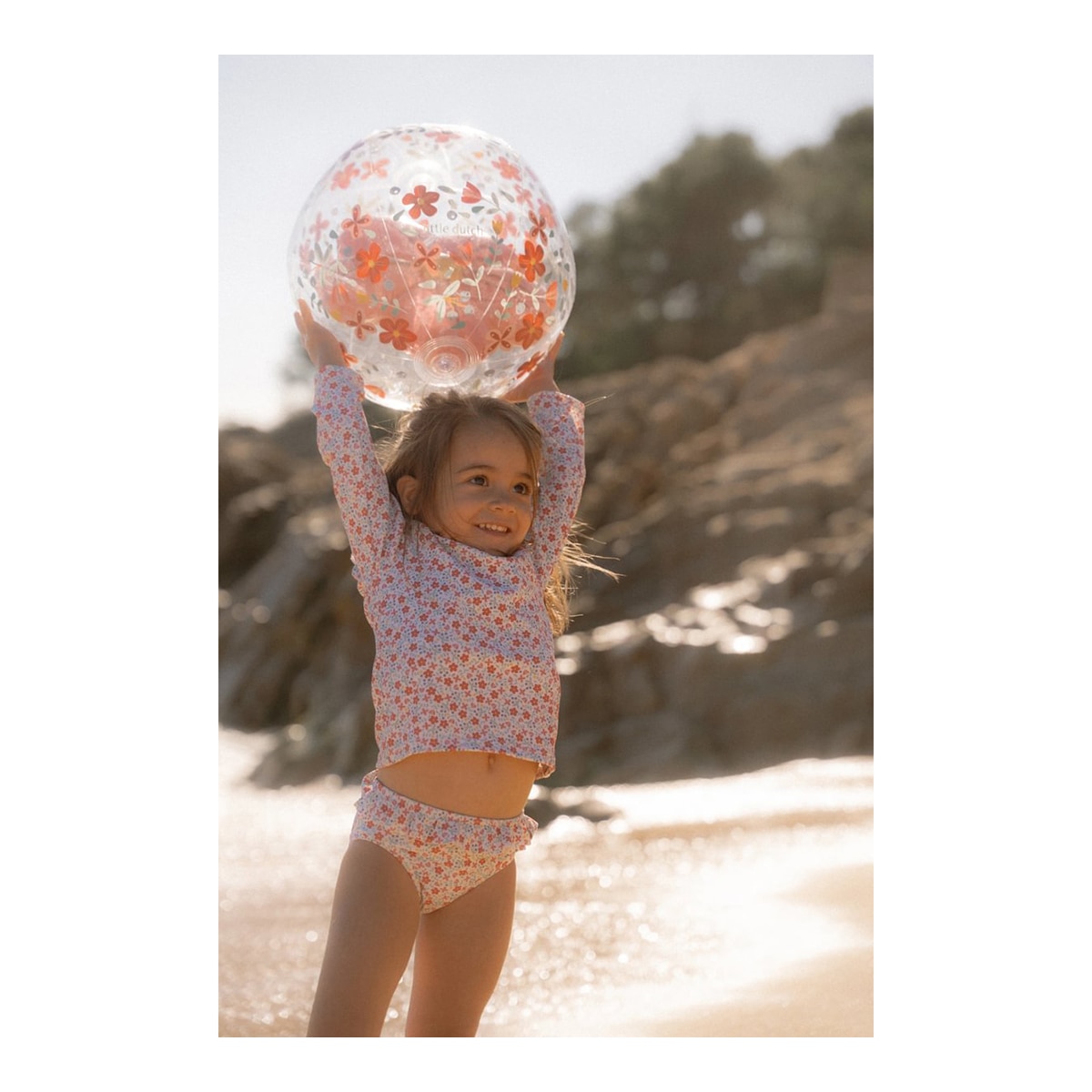 Pelota de playa 3D Flores Little Dutch 6