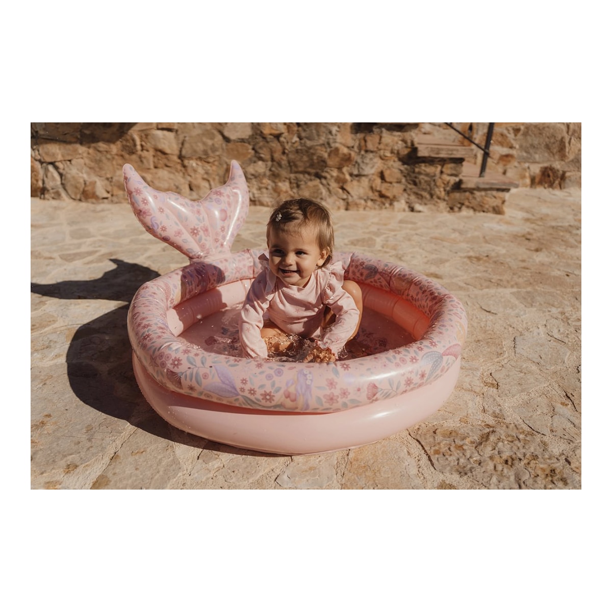 Piscina con cola Sirenas 80 cm Little Dutch 3