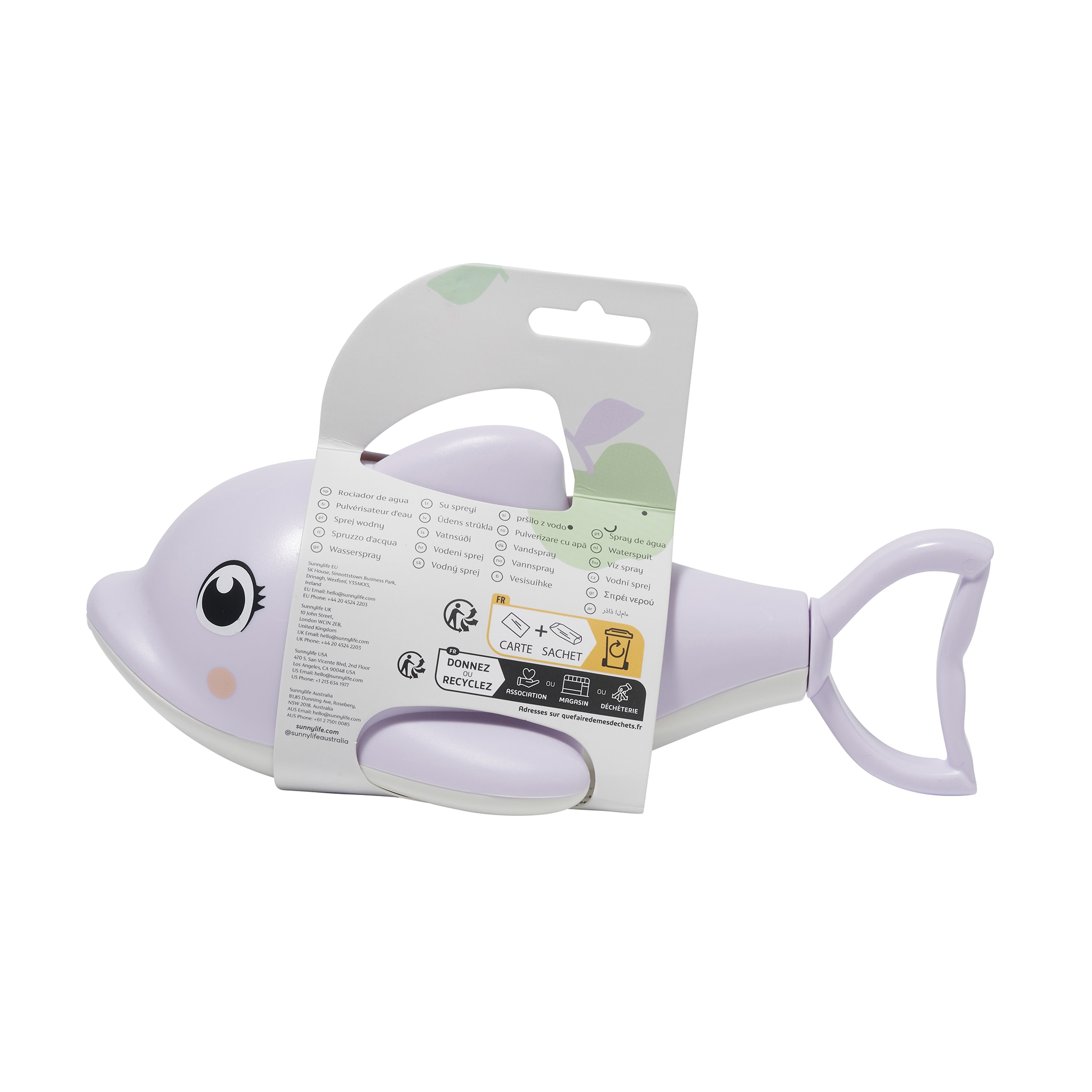 Pistola de agua delfín lila Sunnylife 4