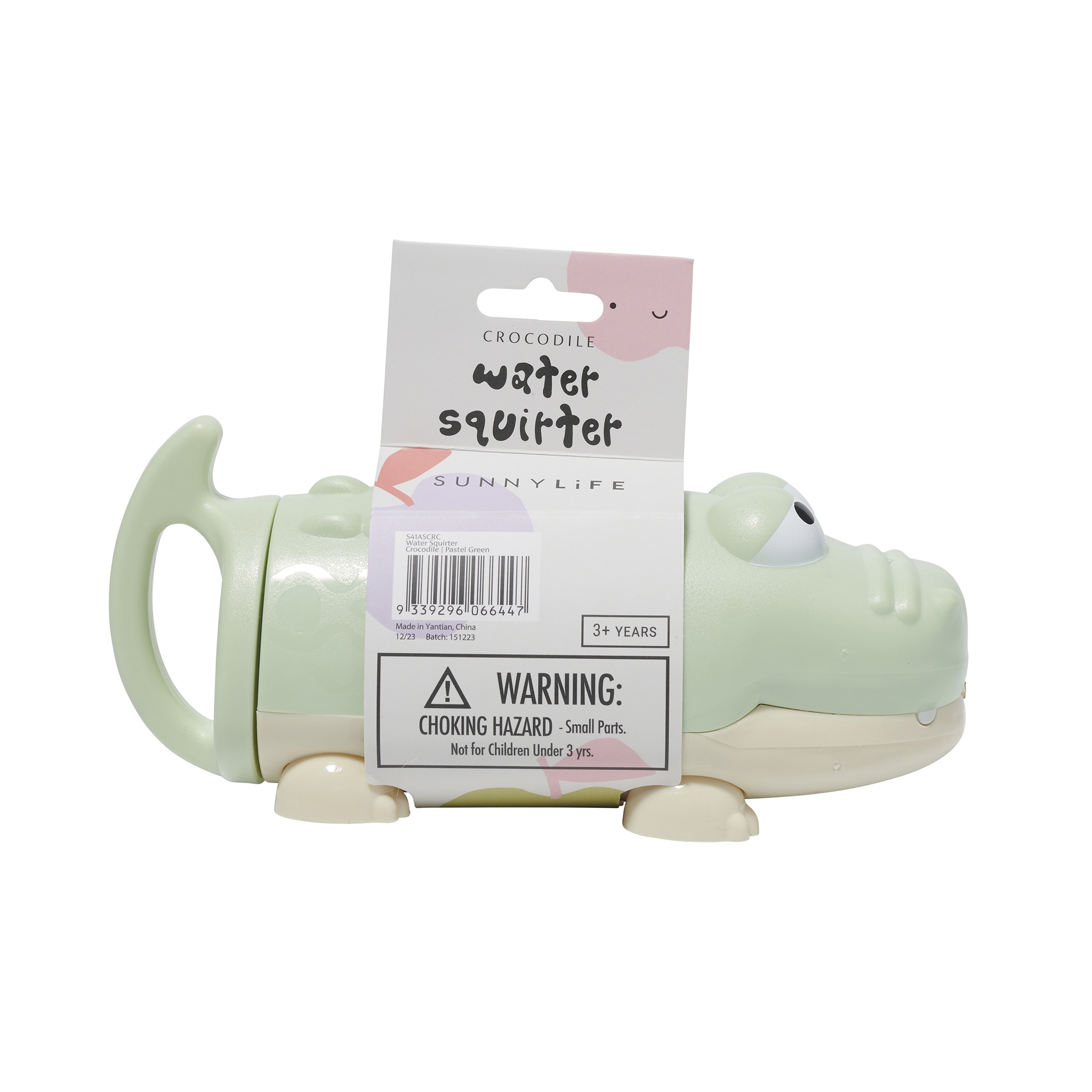 Pistola de agua cocodrilo verde Sunnylife 3