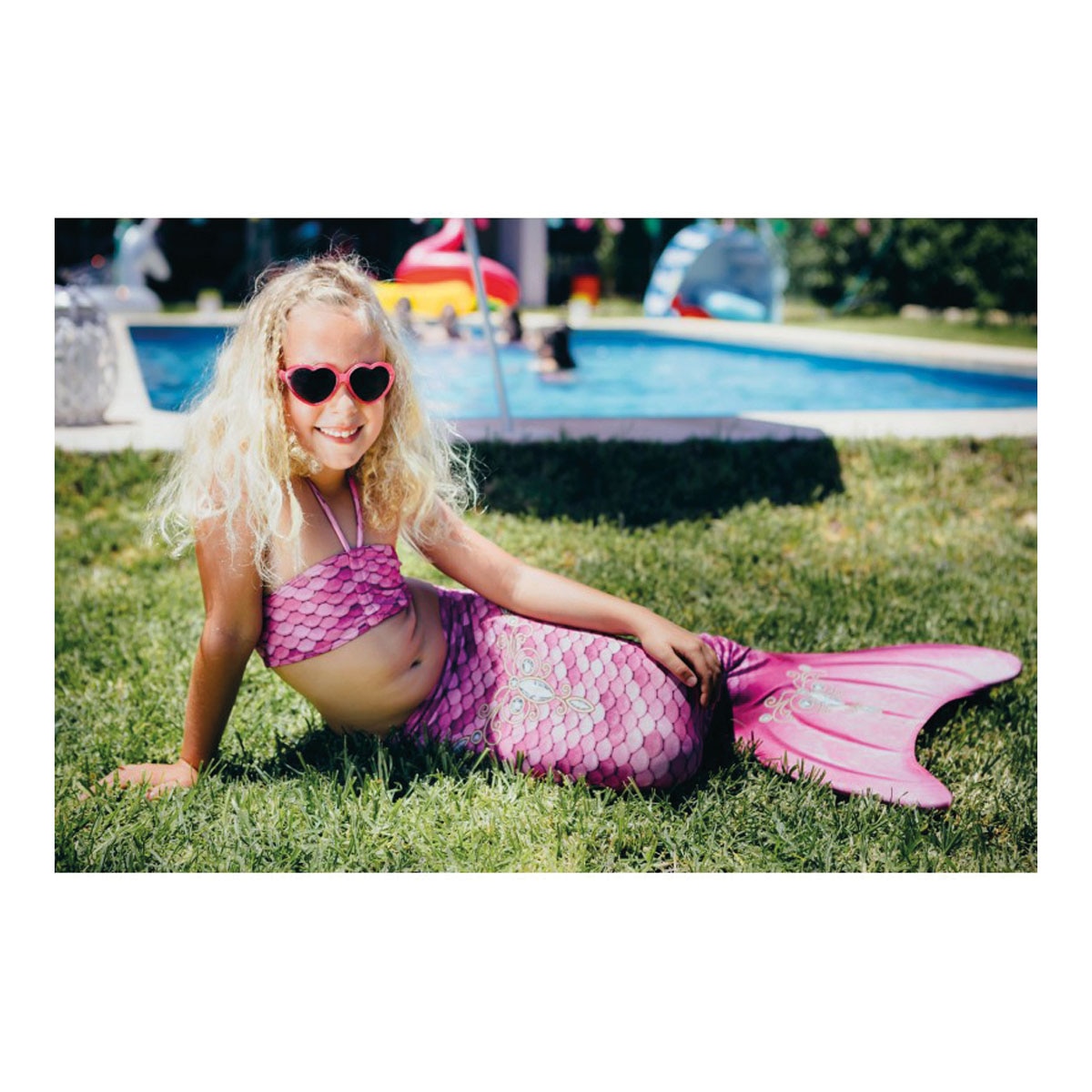 Conjunto infantil Cola de Sirena 2 piezas Princess 4