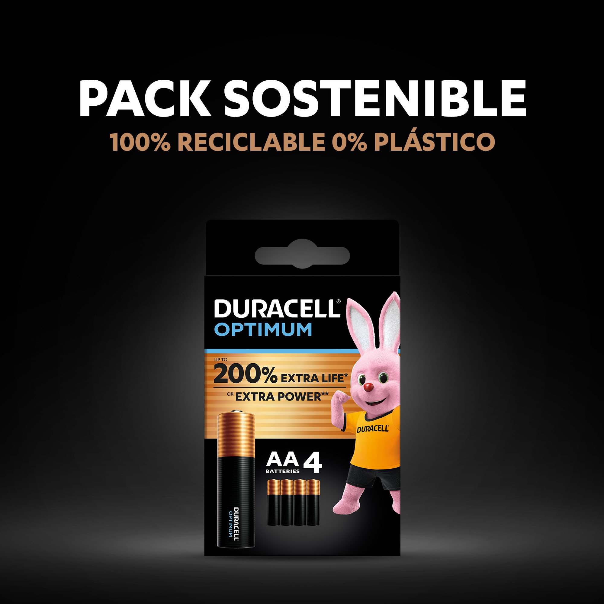 Pilas Duracell Optimum AA blister 4 unidades 4