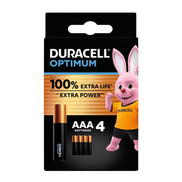 Pilas Duracell AAA blister 4 unidades